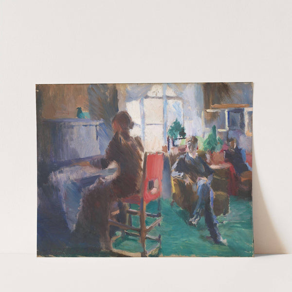 By the Piano by Harriet Backer