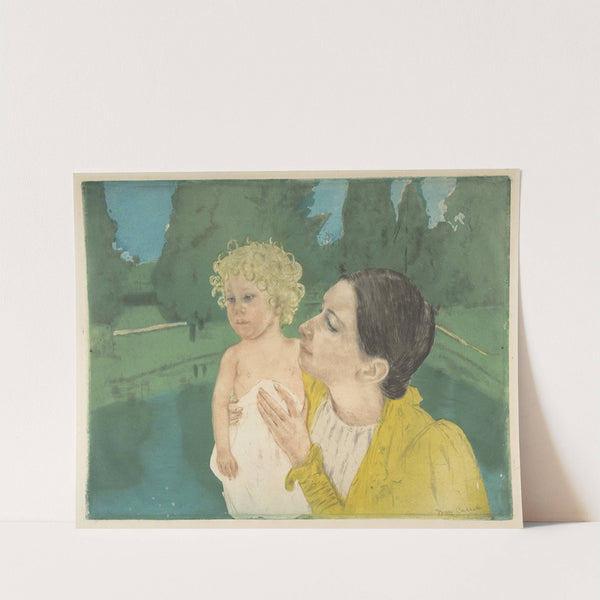 By the Pond (circa 1896) by Mary Cassatt