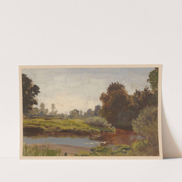 By the River Barycz (1850-1881) by Adolf Dressler