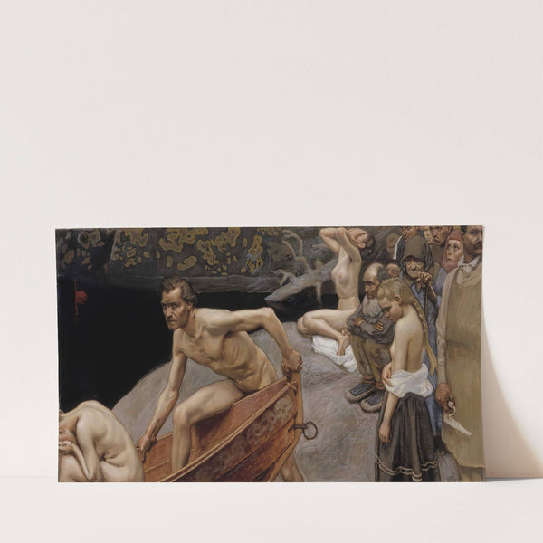 By The River Of Tuonela, Study For The Jusélius Mausoleum Frescos (1903) by Akseli Gallen-Kallela