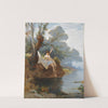 By The Riverbank by Hermann David Salomon Corrodi