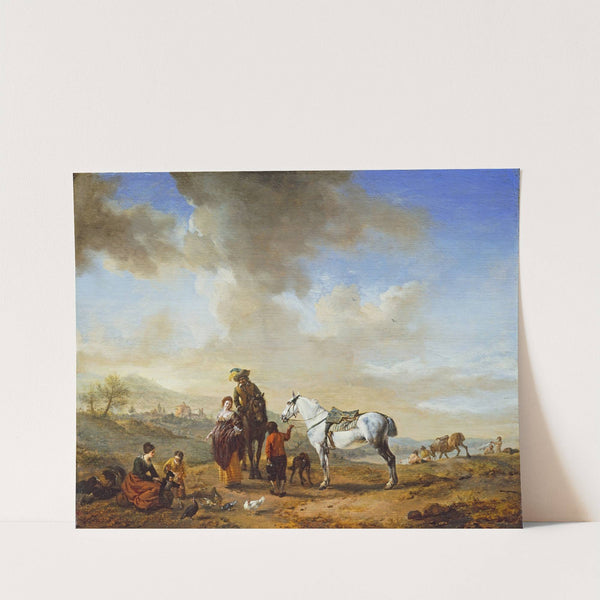 By the Riverside by Philips Wouwerman