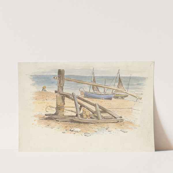 By the Sea (tail piece) by Alfred W. Cooper