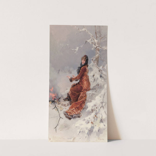 By the Skating Pond by Frederik Hendrik Kaemmerer