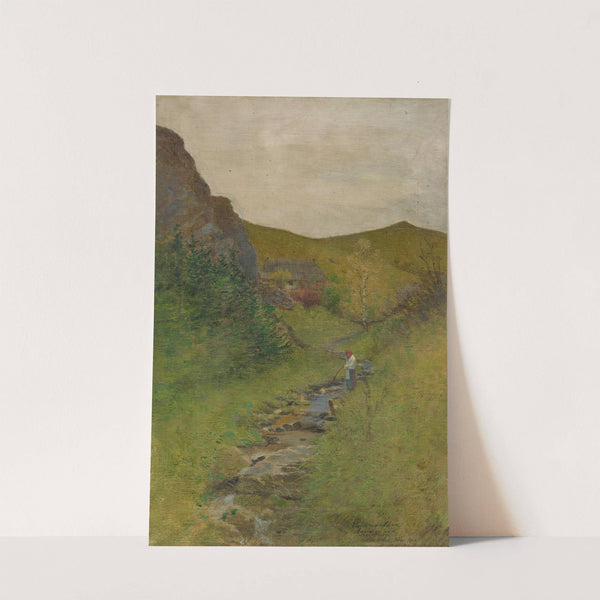 By the stream by Ferdinand Katona