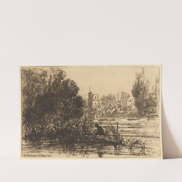 By Twickenham by Francis Seymour Haden