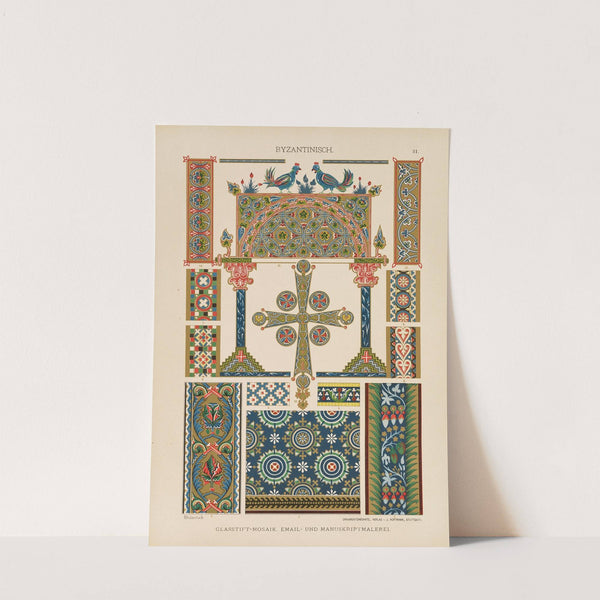 Byzantinisch – Glasstift-Mosaik, Email- und Manuskriptmalerei (1887) by Heinrich Dolmetsch