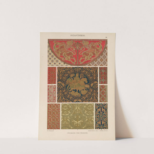Byzantinisch – Weberei und Stickerei (1887) by Heinrich Dolmetsch