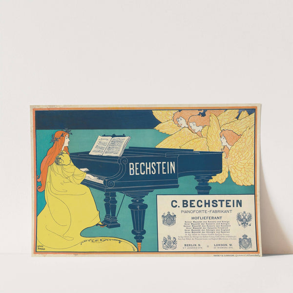 C. Bechstein Pianoforte-Fabrikant Hoflieferant (1897) by Louis Rhead
