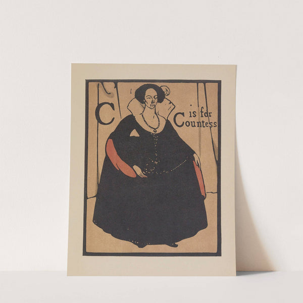 C is for Countess (1899) by William Nicholson