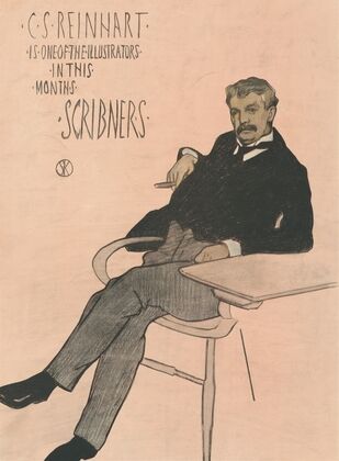 C. S. Reinhart is one of the illustrators in this months Scribners