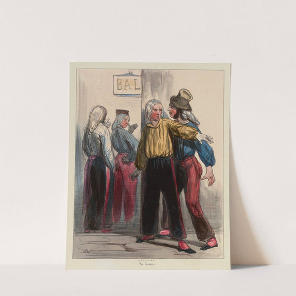 Ça ne te regarde pas, de quoi te mèles-tu (1840) by Paul Gavarni