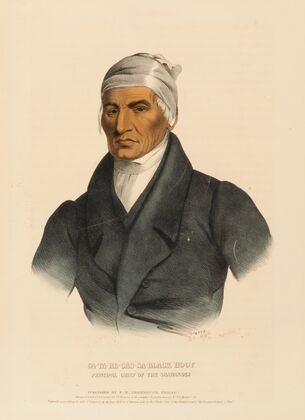Ca-Ta-He-Cas-Sa-Black Hoof. Principal Chief Of The Shawanoes