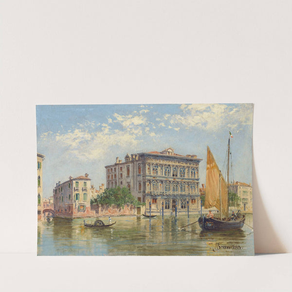 Ca’ Vendramin Calergi from the Grand Canal, Venice by Antonietta Brandeis