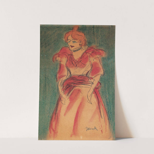 Cabaret Singer by Isidre Nonell