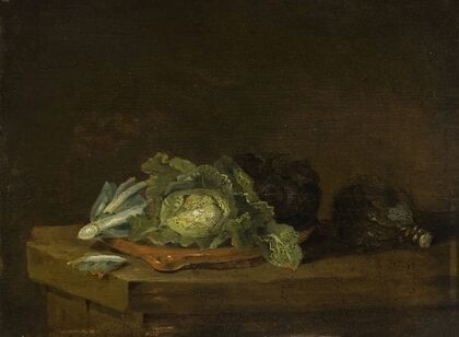 Cabbages on a Table Top — size preview