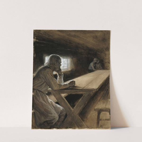 Cabin Interior From The Poem The Cloud’s Brother (1897 - 1900) by Albert Edelfelt