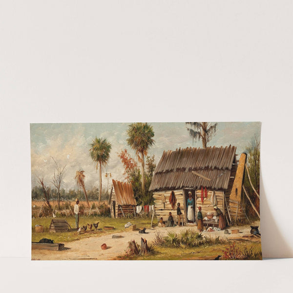 Cabin Scene by William Aiken Walker