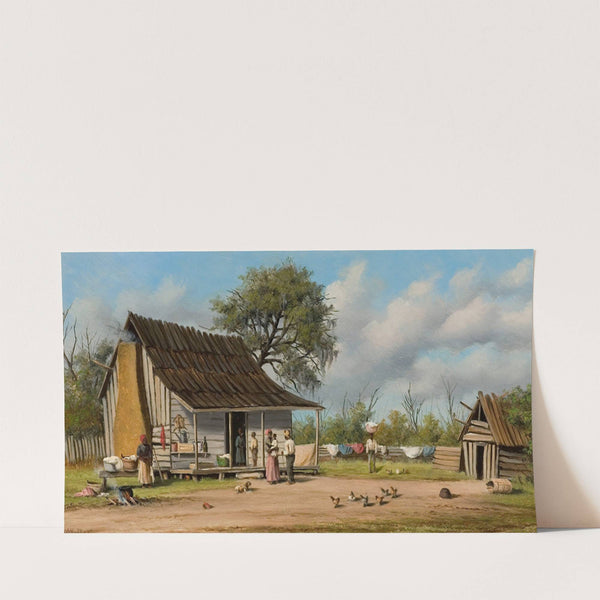 Cabin Scene by William Aiken Walker