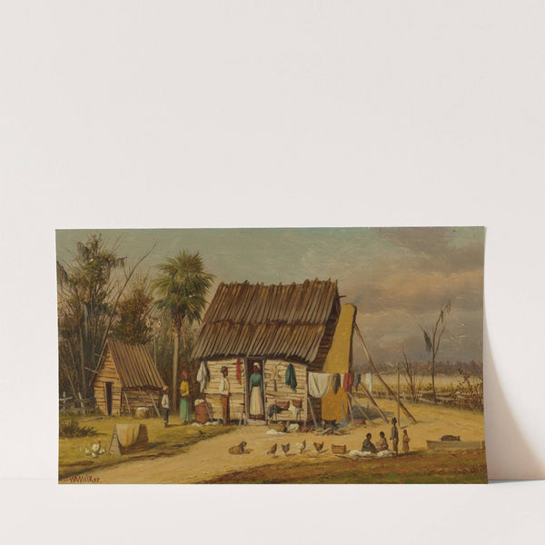 Cabin Scene, Wash Day by William Aiken Walker