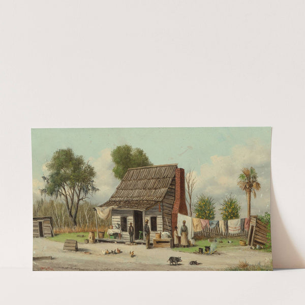 Cabin Scene (circa 1880) by William Aiken Walker