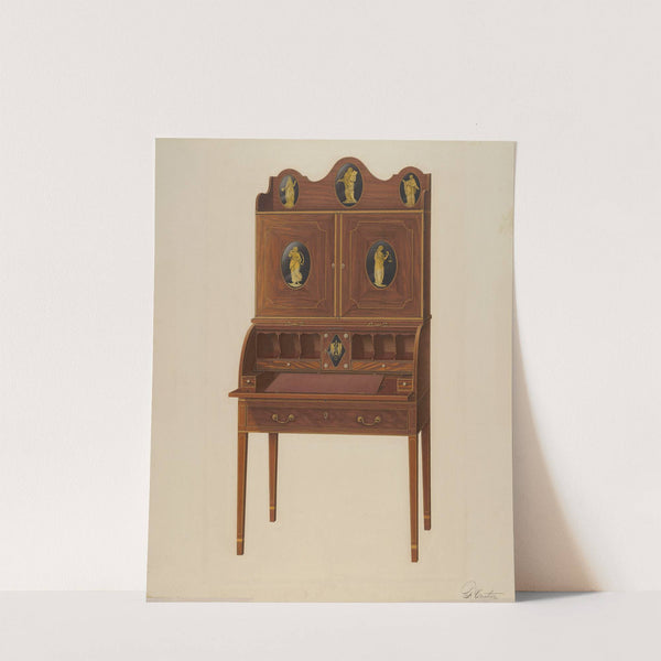 Cabinet Top Desk by Ferdinand Cartier