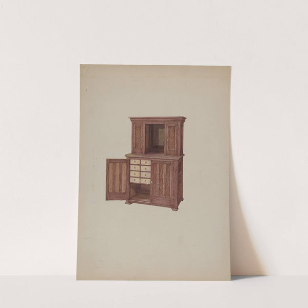 Cabinet, with Ivory Keyholes by William Kieckhofel