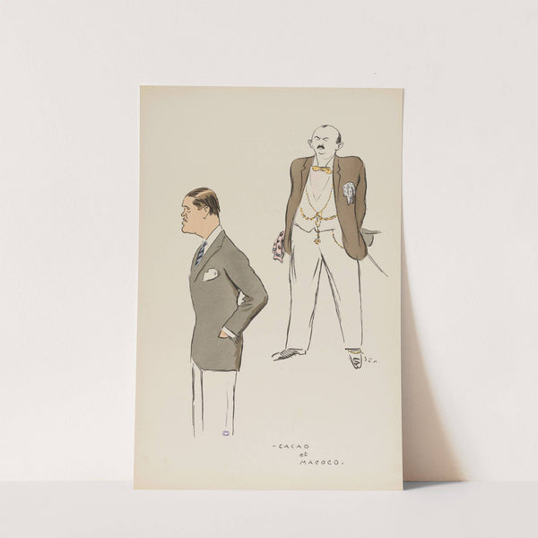 Cacao et Macoco (1900-1934) by Georges Goursat (Sem)