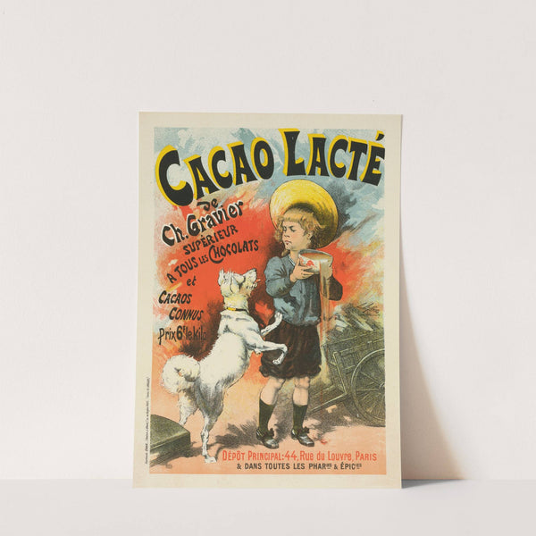 Cacao Lacté, De Ch. Gravier (1896) by Lucien Lefèvre