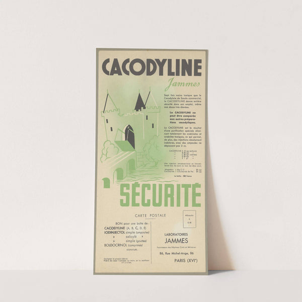 Cacodyline (1910-1950) by Laboratoires James