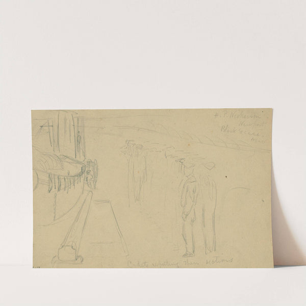 Cadets reporting their sections by Alfred Rudolph Waud