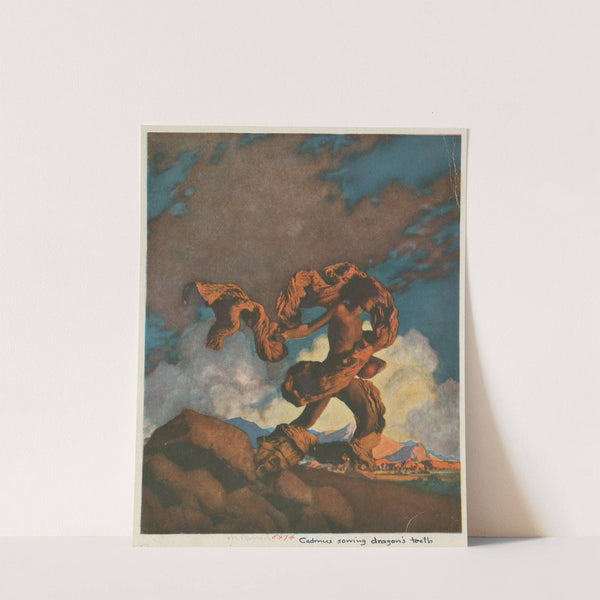 Cadmus sowing the dragon’s teeth (1910) by Maxfield Parrish