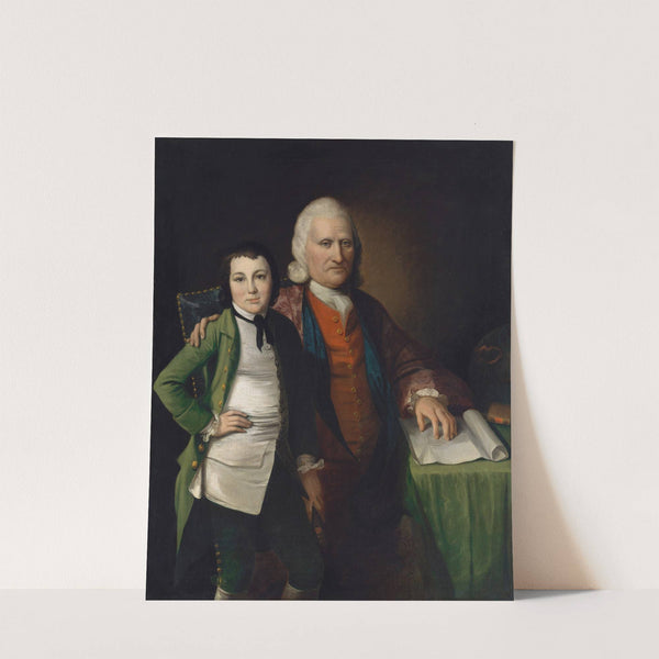 Cadwallader Colden and His Grandson Warren De Lancey (ca. 1772) by Matthew Pratt