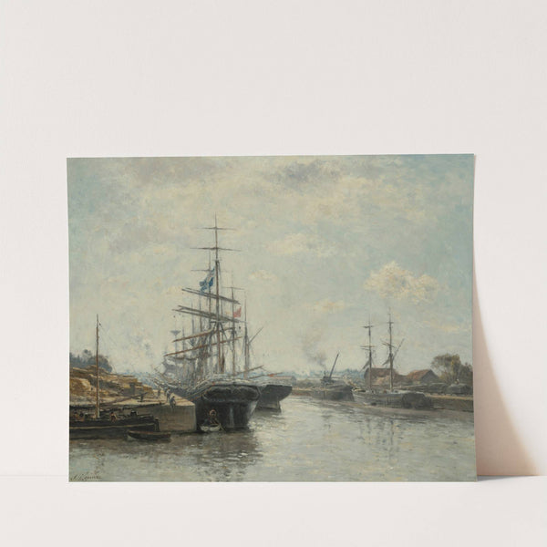 Caen. Le Bassin de Saint-Pierre (circa 1875-1880) by Stanislas Lépine