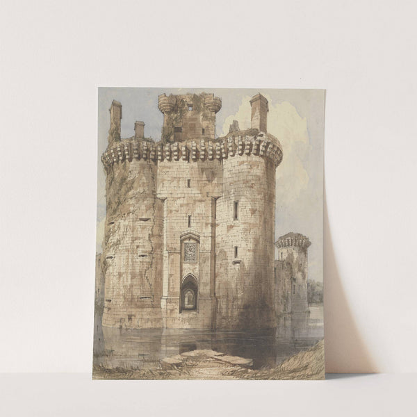 Caerlaverock Castle Entrance Gateway and Flanking Towers by Robert William Billings