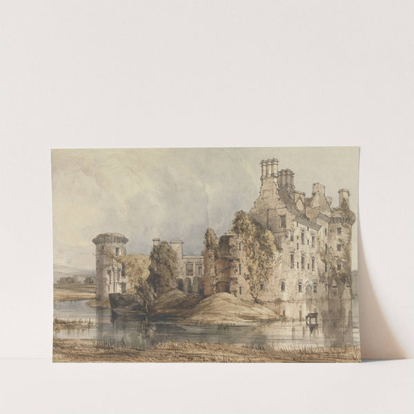 Caerlaverock Castle (General View) by Robert William Billings