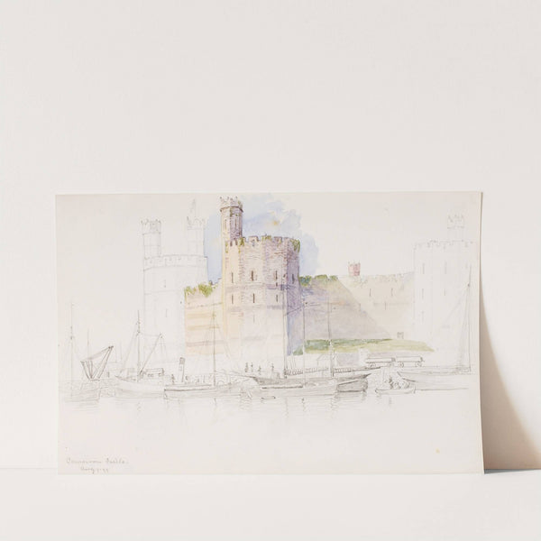 Caernarvon Castle by George Elbert Burr