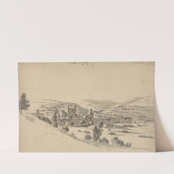 Caerphilly Castle by Hendrik Danckerts