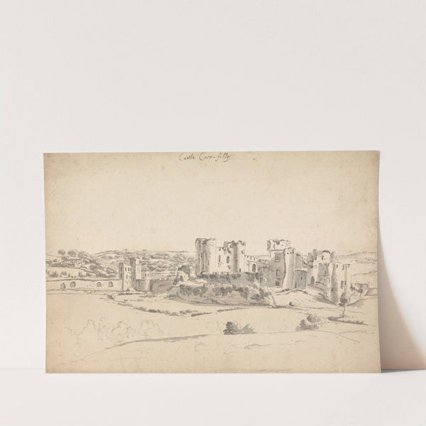 Caerphilly Castle. by Hendrik Danckerts