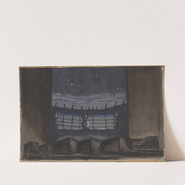 Caesar and Cleopatra: Sketch no. 3 Act I, Scene 1 (Interior with Window to Desert Outside) 2 (1934-1943) by Frederick Stover