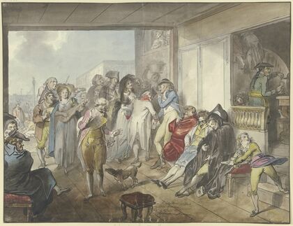 Café auf der Piazetta zu Venedig