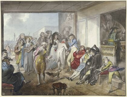 Café auf der Piazetta zu Venedig
