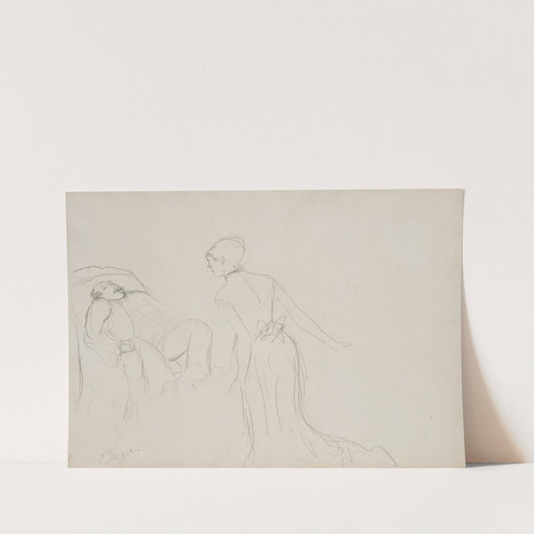 Café Concert Rehearsal (1877) by Edgar Degas