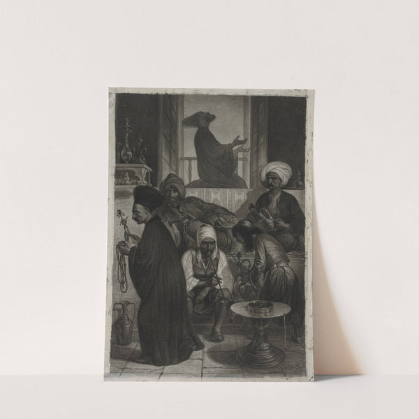 Café in Constantinople (1847) by Alexandre Bida