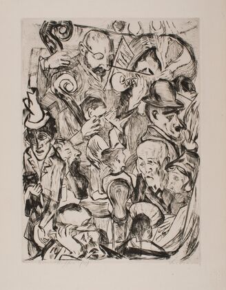 Café Music, plate 9 from the portfolio ‘Faces’ (1918)