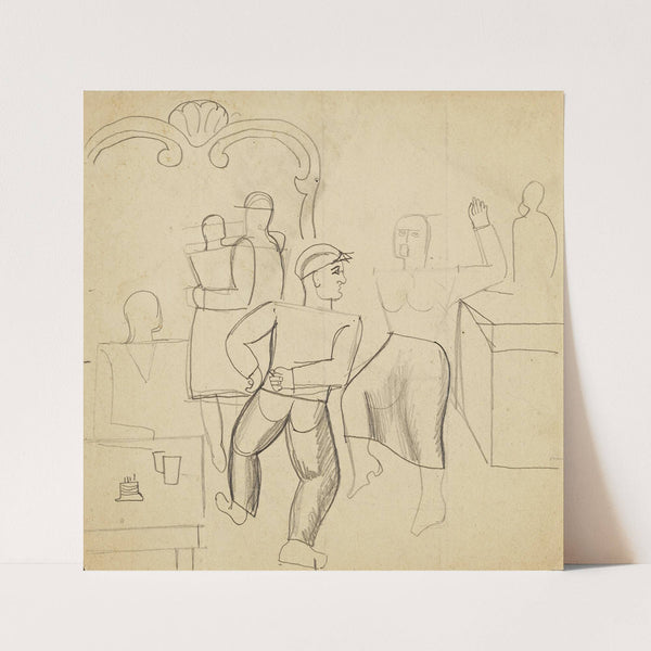 Caféscène (1933) by Jean Brusselmans