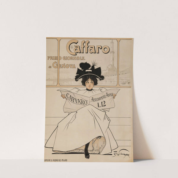 Caffaro, Primo Giornale Di Genova by Aleardo Villa