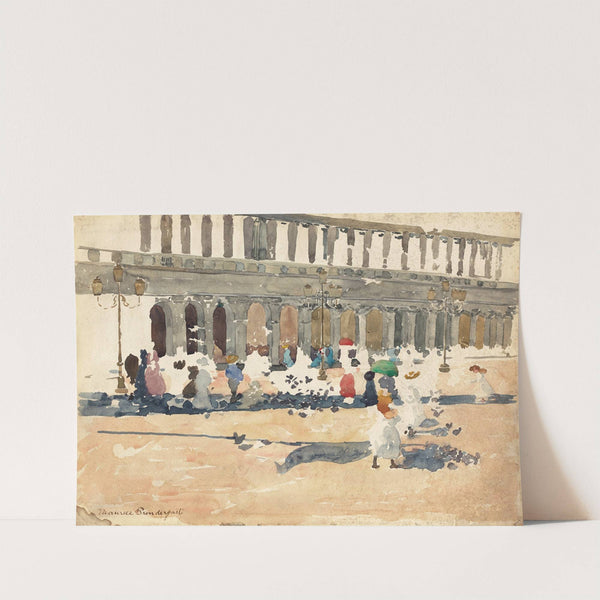 Caffè Florian in Venice (1898-1899) by Maurice Prendergast