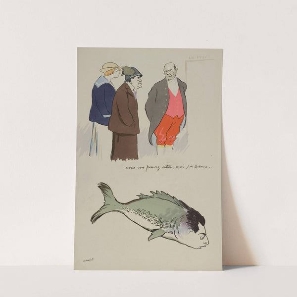 cagnotte des hommes (1912) by Georges Goursat (Sem)