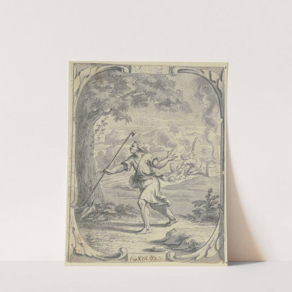 Cain and Abel by Johann Jakob von Sandrart